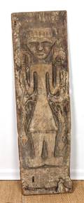 A Tanvanese Wood Carved Panel