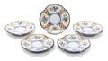 A Set of Five Faience Plates