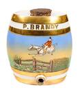 An English Pottery Brandy Barrel