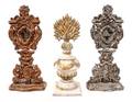 Three Italian Giltwood Architectural Finials