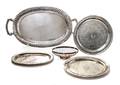 Five Silverplate Serving Articles