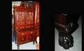 1165 Antique American Classical Design Secretary with