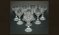1148 Set of 8 Baccarat France Massena Cut Crystal Re