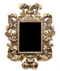 A Rococo Style Giltwood Mirror