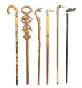 A Collection of Six Walking Sticks