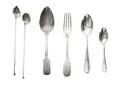 A Collection of Four German Silver Flatware Articles