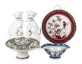 A Group of Chinese Porcelain and Glass Articles