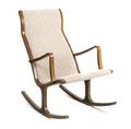 A MidCentury Oak Rocking Chair possibly Sugasawa for Tendo Mokko