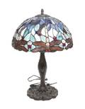 A Leaded Glass Table Lamp