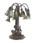 An American TwelveLight Lily Table Lamp