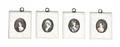 Four Continental Portrait Miniatures