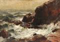 George Herbert McCord American 18481909 Rocky Coast with Crashing Surf