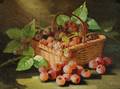 John Clinton Spencer American 18611919 Raspberries in a Basket