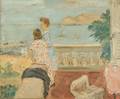 Anton Vorauer AustrianAmerican 19051985 On the Terrace