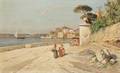 Giuseppe Carelli Italian 18581921 On the Italian Coast