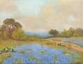 Porfirio Salinas American 19101972 Bluebonnets