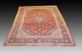 Hand Woven Persian Kashan Room Size Rug