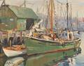 Otis Pierce Cook American 19001980 Italian Fishing Boat Gloucester