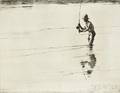Frank Weston Benson American 18621951 Casting for Salmon