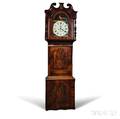 W Flather Mahogany Veneer Thirtyhour Long Case Clock