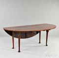 Georgianstyle Mahogany Dropleaf Dining Table