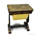 Chinese Export Lacquered Sewing Stand