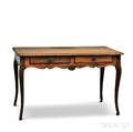 Louis XV Provincialstyle Carved Walnut Writing Table