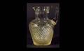 202 Exquisite CutGlass Pitcher with Crosshatched