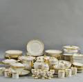 Approximately Seventythree Pieces of Gilt Sevres Porcelain Tableware