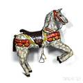 Carved and Painted Carousel Horse