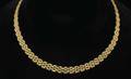194 Italian 14Kt Yellow Gold Ladies Mesh Necklace