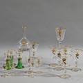 Sixteen Pieces of Napoleon Stemware