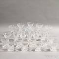 Twentythree Pieces of Waterford Eileen Crystal Dinnerware