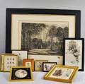Nine Framed Items