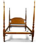 Federalstyle Tiger Maple Tall Post Bed