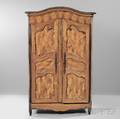 French Provincial Cherry Armoire