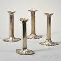 Four Marcus amp Co Sterling Silver Candlesticks