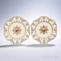 Pair of Coalport Porcelain Plates