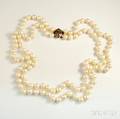 Doublestrand Cultured Pearl Necklace