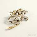 14kt Bicolor Gold Brooch