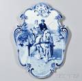 Delft Blue and White Earthenware Plaque