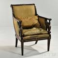 SecondEmpire Mahogany and Giltbronzemounted Armchair
