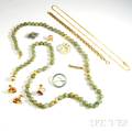 Group of Miscellaneous Gold Jewelry