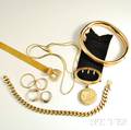 Group of Mostly 14kt Gold Jewelry