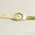 Omega 14kt Gold and Diamond Ladys Wristwatch
