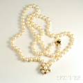 Doublestrand Cultured Pearl Necklace