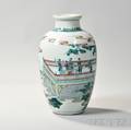 Enameled Porcelain Jar