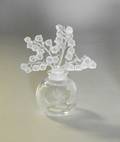92 LALIQUE MOLDED CLEAR AND FROSTED CRYSTAL CLAIREFO