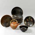 Group of Mashiko Brown Ceramics