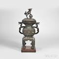 Bronze Champleve Censer